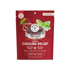 Beekeeper's Naturals Propolis Cooling Relief Lozenges - Cherry