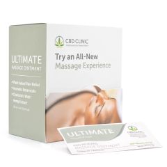CBD CLINIC™ Massage Ointment Ultimate (Maximum Strength) 1.7G Sample Pack of 60