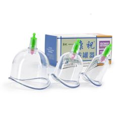 Kang Zhu Curved Vacuum Cups - Set of 3