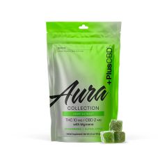 +Plus CBD™ Aura Collection Serene Gummies 10mg THC 2mg CBD 20ct