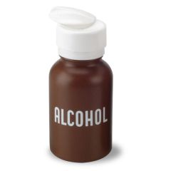 Brown Alcohol Pump with Alcohol Imprint