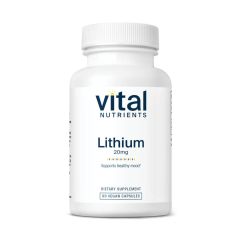 Vital Nutrients Lithium 20mg