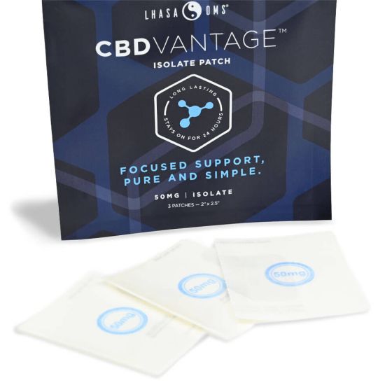 CBDvantage CBD Isolate Patch Pack of 3 | Lhasa OMS