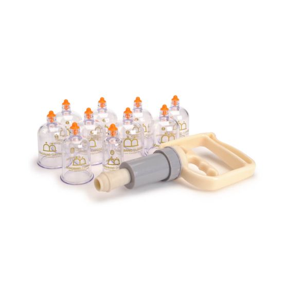 10 Piece Deluxe™ Plastic Cupping Set | Lhasa OMS