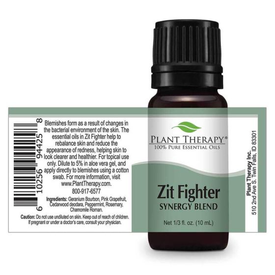 Plant Therapy Zit Fighter Synergy Essential Oil | Lhasa OMS