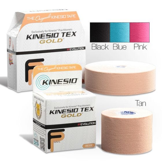 Kruipen herinneringen Werkgever Kinesio Tex Gold FP (FingerPrint) Tape