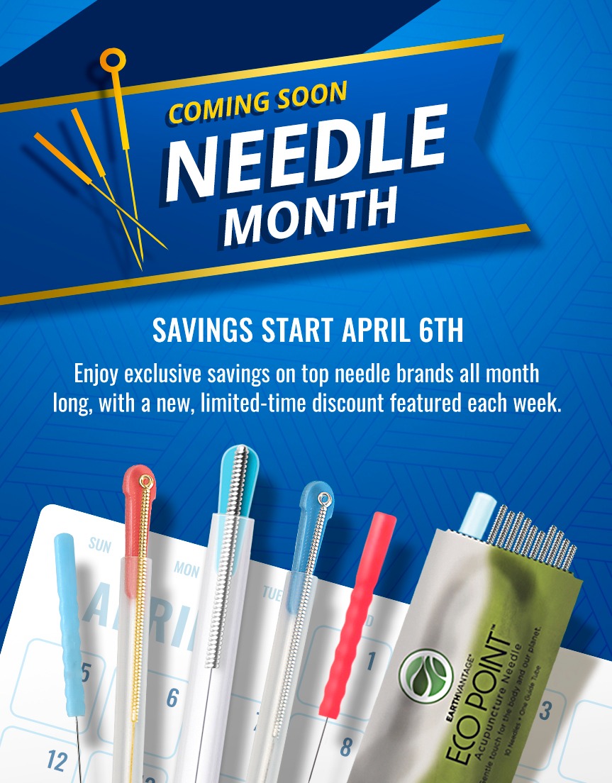 SAVINGS APRIL 6 - APRIL 30
      Enjoy exclusive savings (coming soon) on top needle brands all month long, with a new, limited-time discount featured each week.
