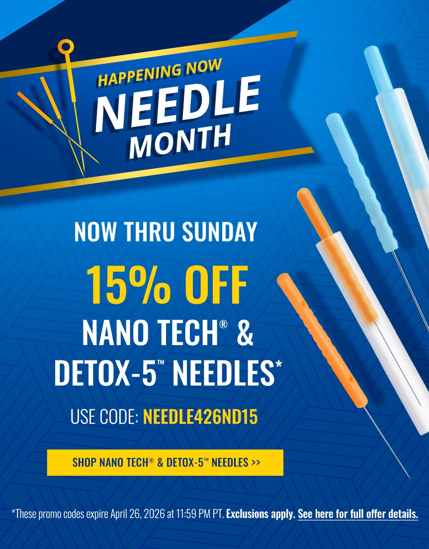 HAPPENING NOW
      NEEDLE MONTH
      