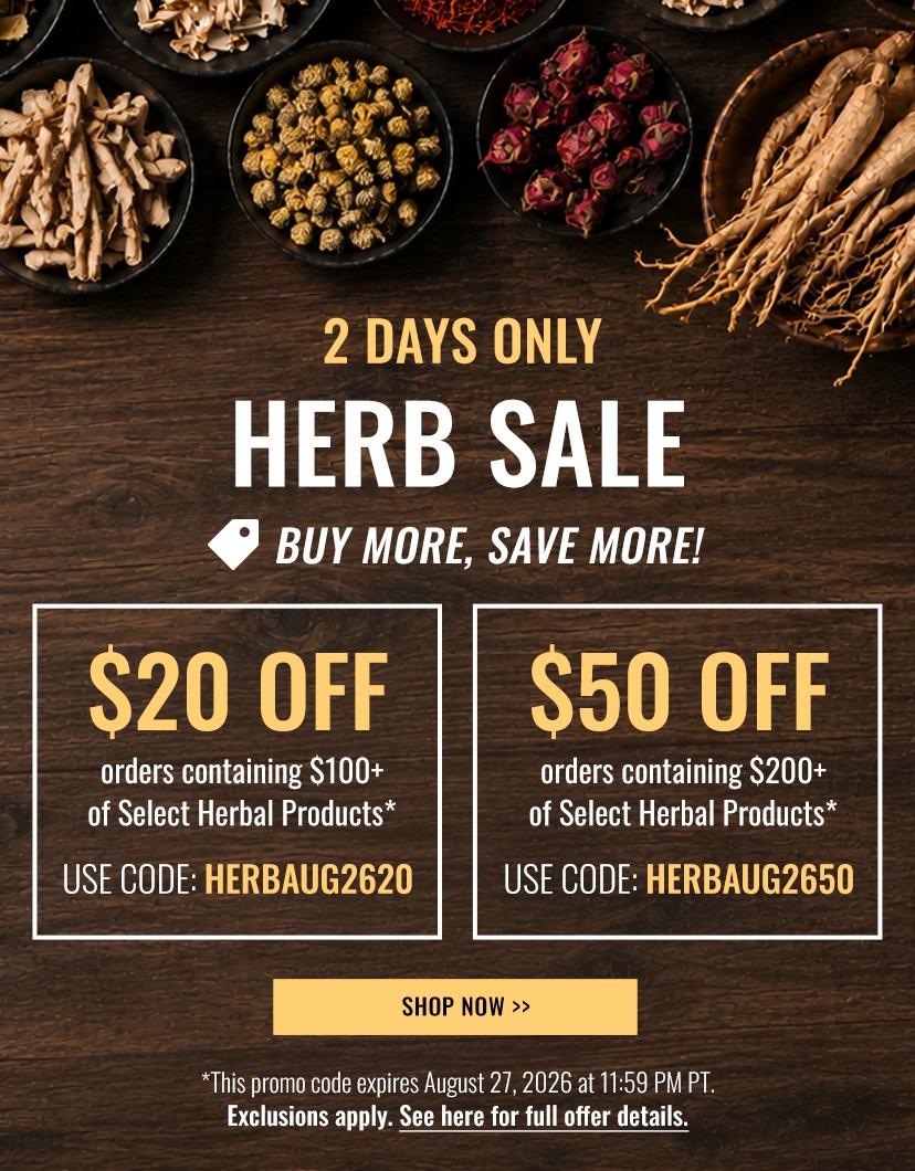 2 DAYS ONLY 
      HERB SALE 
      BUY MORE, SAVE MORE!