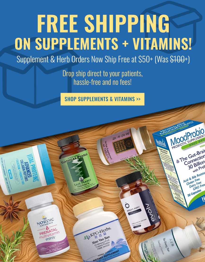 FREE SHIPPING ON SUPPLEMENTS + VITAMINS!