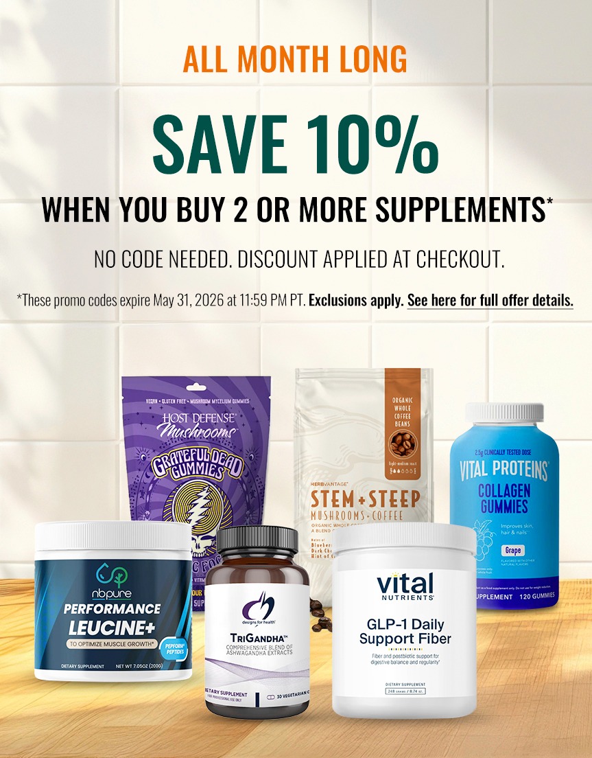 WHEN YOU BUY 2 OR MORE 
      SUPPLEMENTS* 

      NO CODE NEEDED

      NEW SUPPLEMENTS JUST ARRIVED