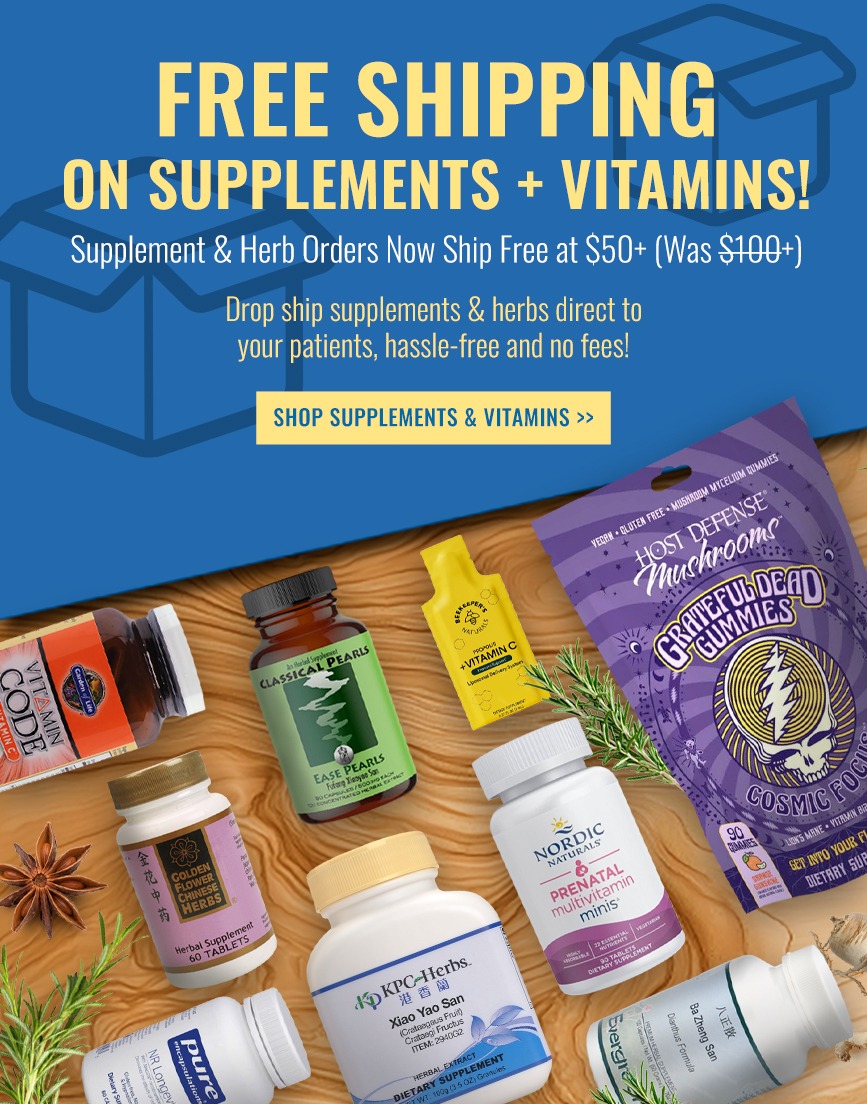 FREE SHIPPING ON SUPPLEMENTS + VITAMINS!