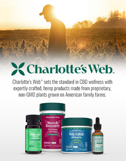 Charlotte&rsquo;s Web&trade; sets the standard in CBD wellness with expertly crafted, hemp products made from proprietary, non-GMO plants grown on American family farms.
