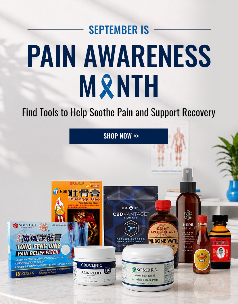 SEPTEMBER IS 
      PAIN AWARENESS MONTH
      Find Tools to Help Soothe Pain and Support Recovery
