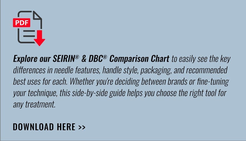 SEIRIN® J-Type Acupuncture Needles | Lhasa OMS