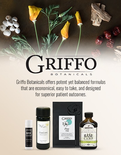 GRIFFO BOTANICALS 
      Griffo Botanicals offers potent yet balanced formulas that are economical, easy to take, and designed for superior patient outcomes. 